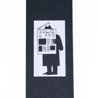 Самокат шкурка Solid Газета (черный/белый) 