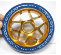 Самокат колесо Fuzion Fam (синий/золотой)