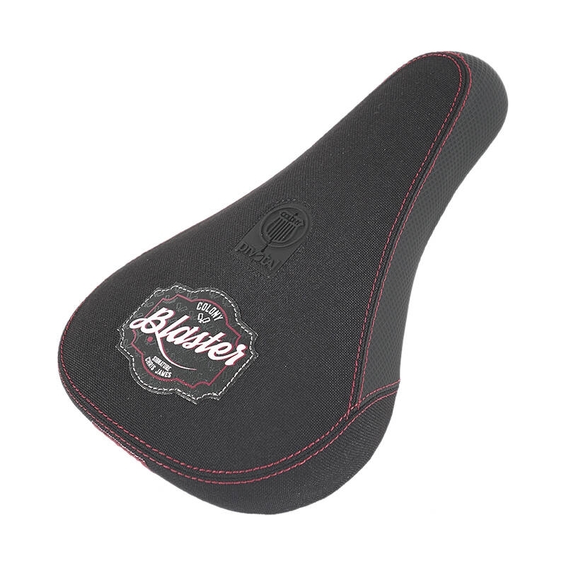 BMX Седло Colony Fat Pivotal Blaster Chris James (черный/красный)