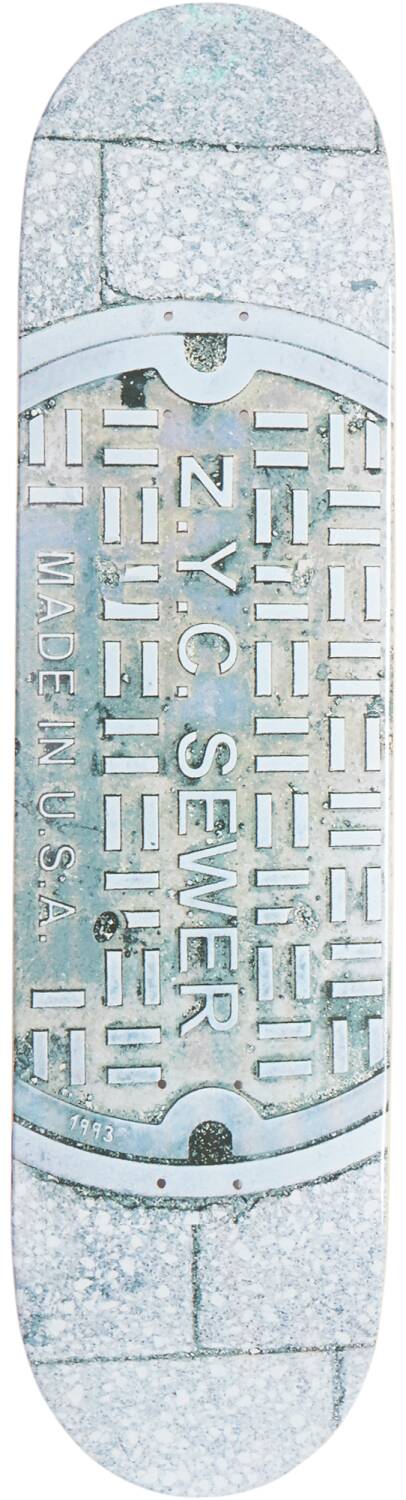 Скейтборд Доска Zoo York City Z.y.c. Sewer 8 (серый)