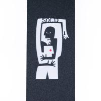 Самокат шкурка Solid Биполярка (черный/белый) 