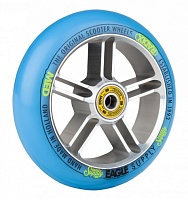 Самокат Колесо Eagle Radix 5D 115 (серебристый/голубой)