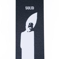 Самокат шкурка Solid Свечка (черный/белый) 