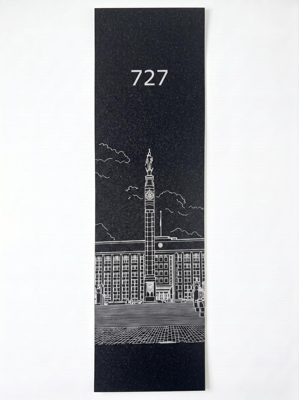 Самокат Шкурка Solid 727 square