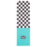 Самокат Шкурка Trust Клетка (белый/черный/синий)
