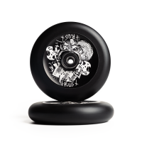 Самокат колеса Trust Данила Дудко (черный/белый)