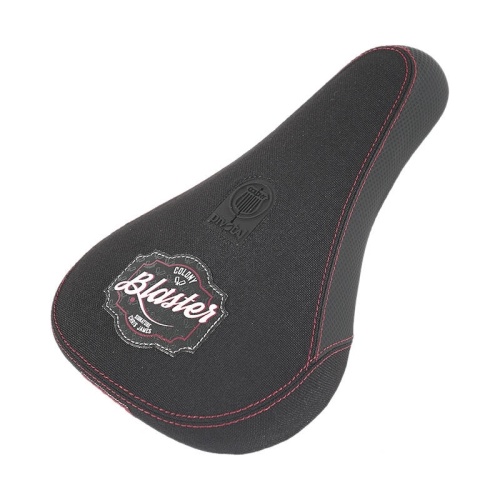 BMX Седло Colony Fat Pivotal Blaster Chris James (черный/красный)