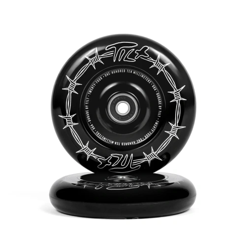 Самокат колесо Tilt Durare Barbed Black 24 x 110