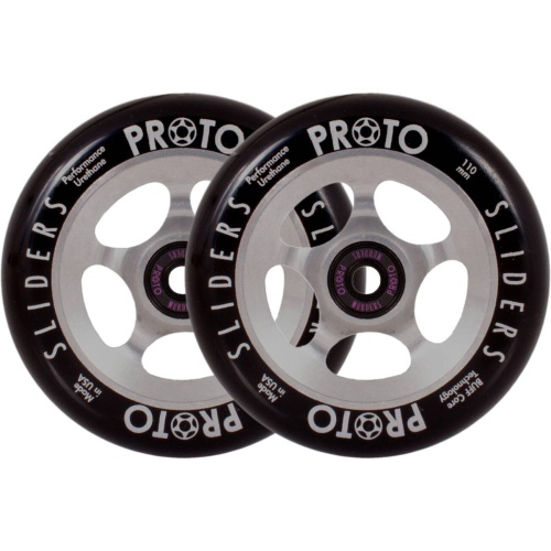 Самокат Колесо Proto Sliders (черный/хром)