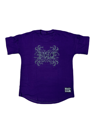 Одежда Футболка Быдло гранж XL (фиолетовый)