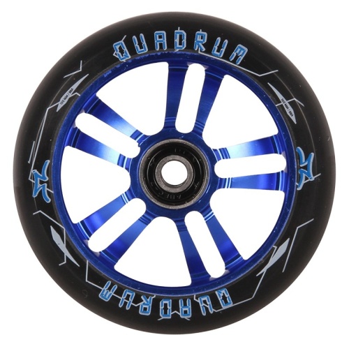 Самокат колесо AO Quadrum (черный/синий)